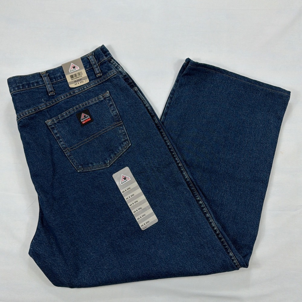 Bulwark FR‎ Flame Resistant Work Jeans PEJ6SW1 21 ATPV 44 x 31 Dark Wash Denim